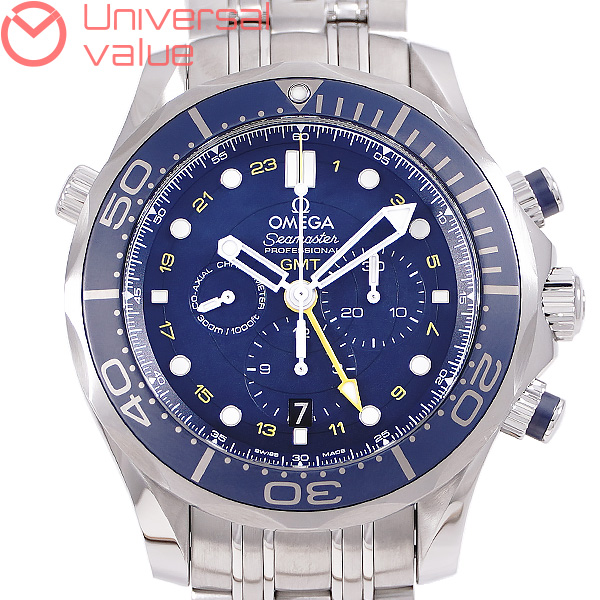 オメガシーマスターダイバー300M GMTクロノグラフ212.30.44.52.03.001