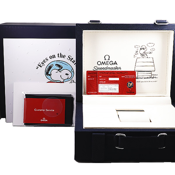 オメガスピードマスター シルバースヌーピーアワード 50周年記念モデル 310.32.42.50.02.0018枚目