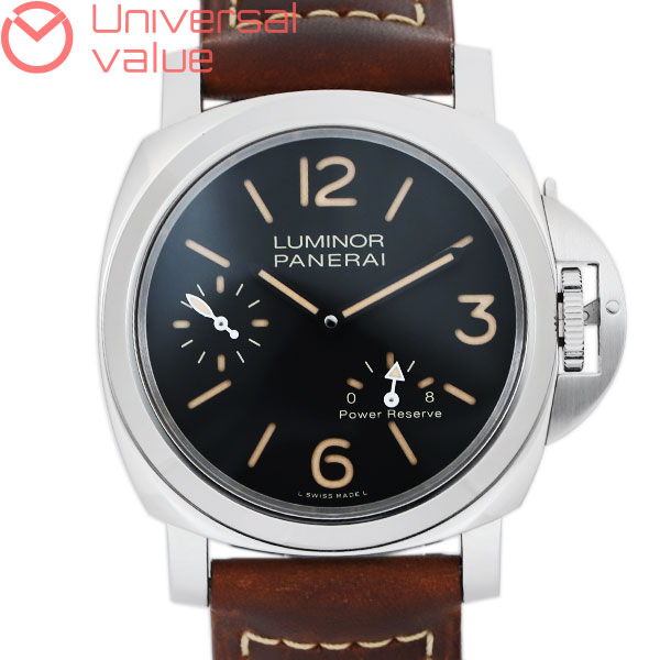 パネライ PANERAI PAM00795 ルミノール8デイズ パワーリザーブ アッチャイオ 手巻き メンズ 美品 箱・保証書付き_747783